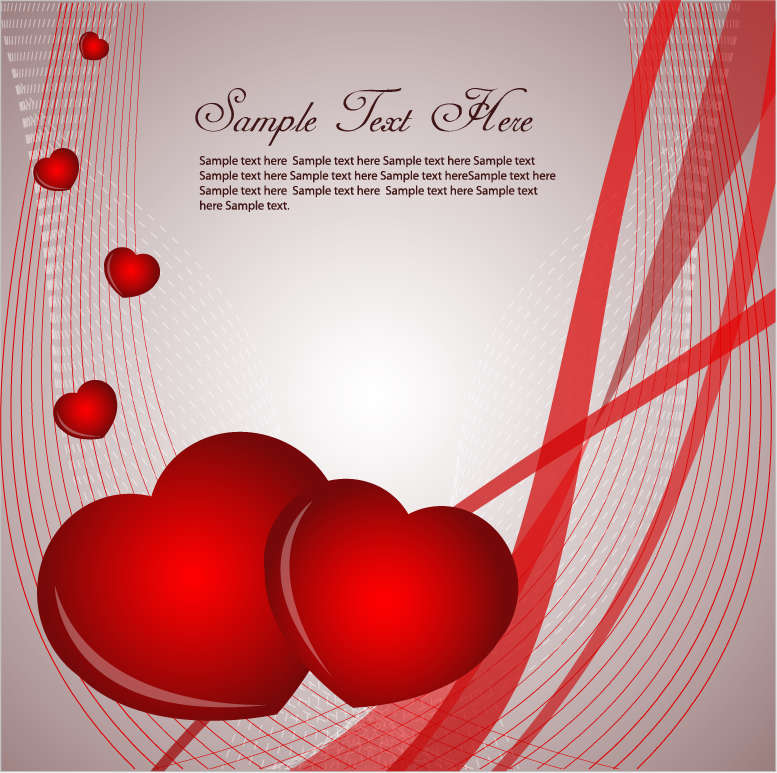 free vector Valentines Card Vector Graphic